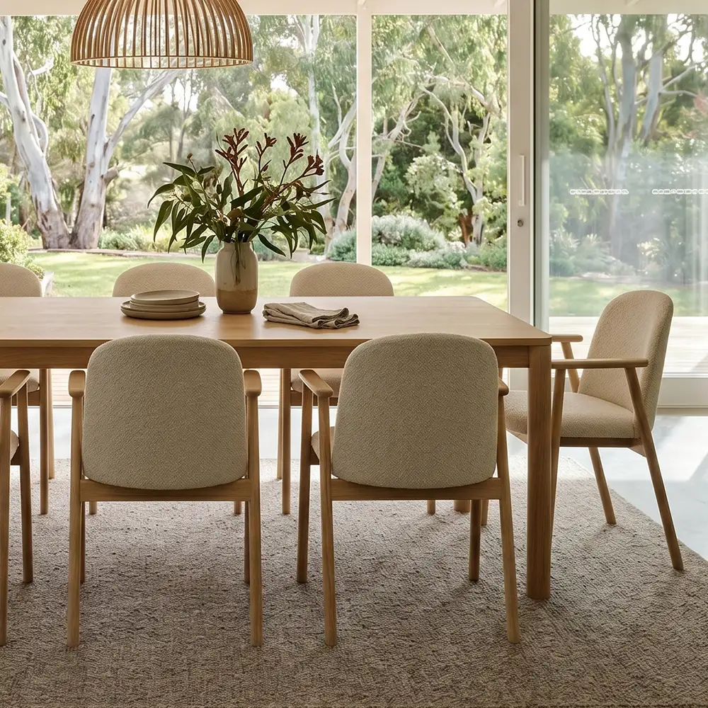 Fabric Upholstered Arm Chair