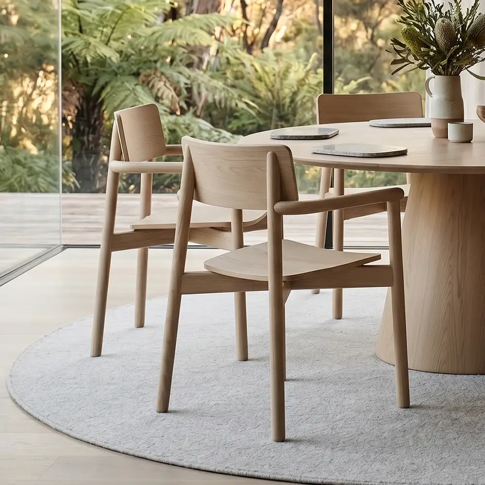 Wooden Andi armchairs