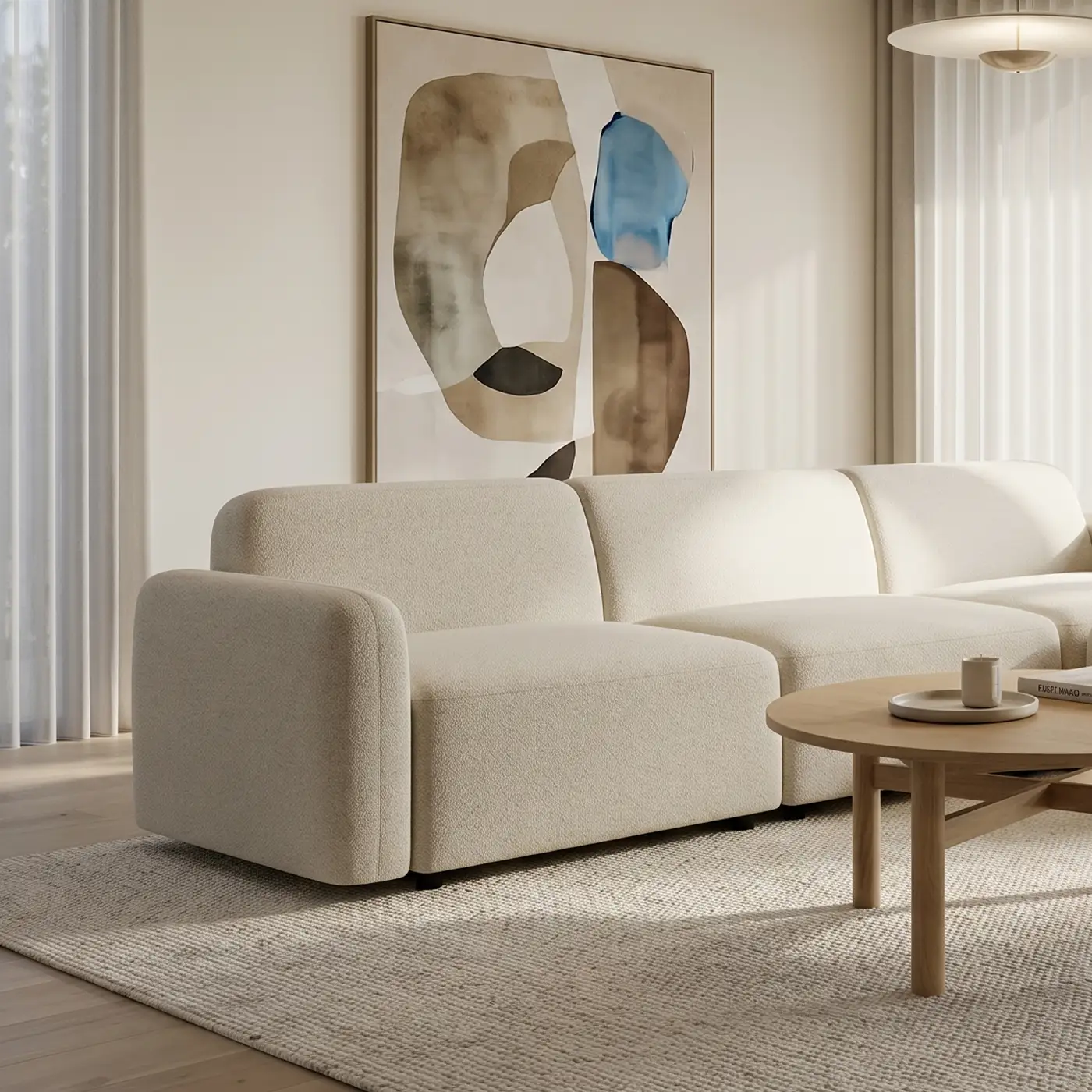 3 Seater sofa with ottoman
