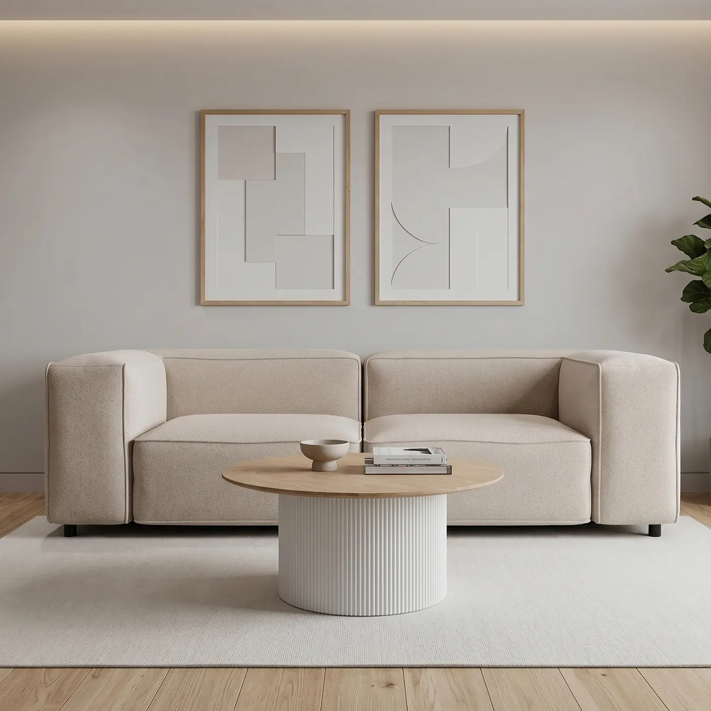 Nolia 2 Seater Fabric Sofa