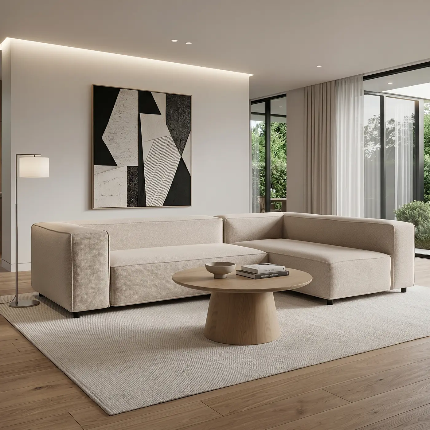 Large Sofa with Chaise