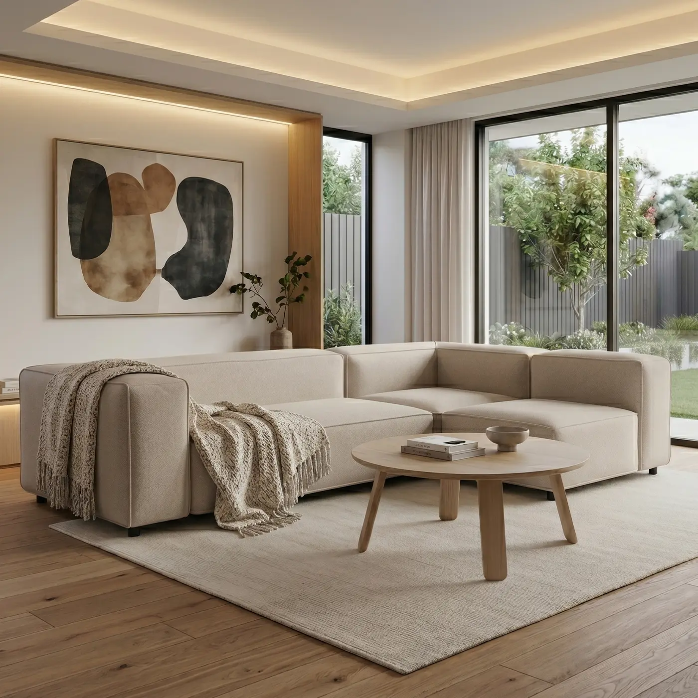 Nolia Modular Sofa 3 Seater with Return