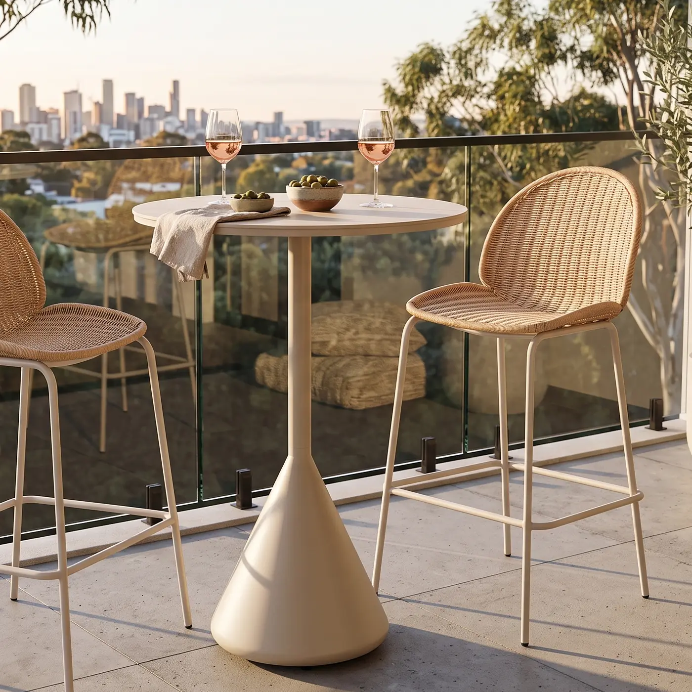 Rattan Bar Stool