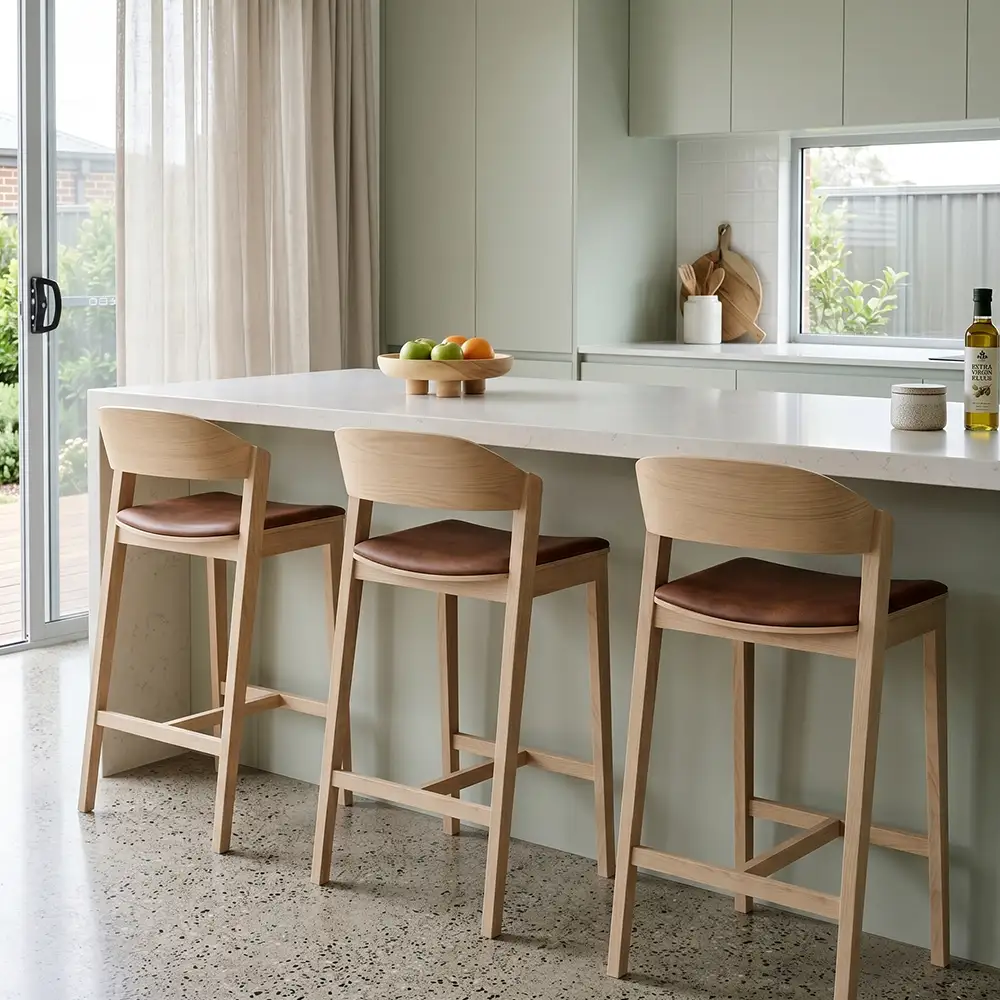 Grayson Oak Bar Stool