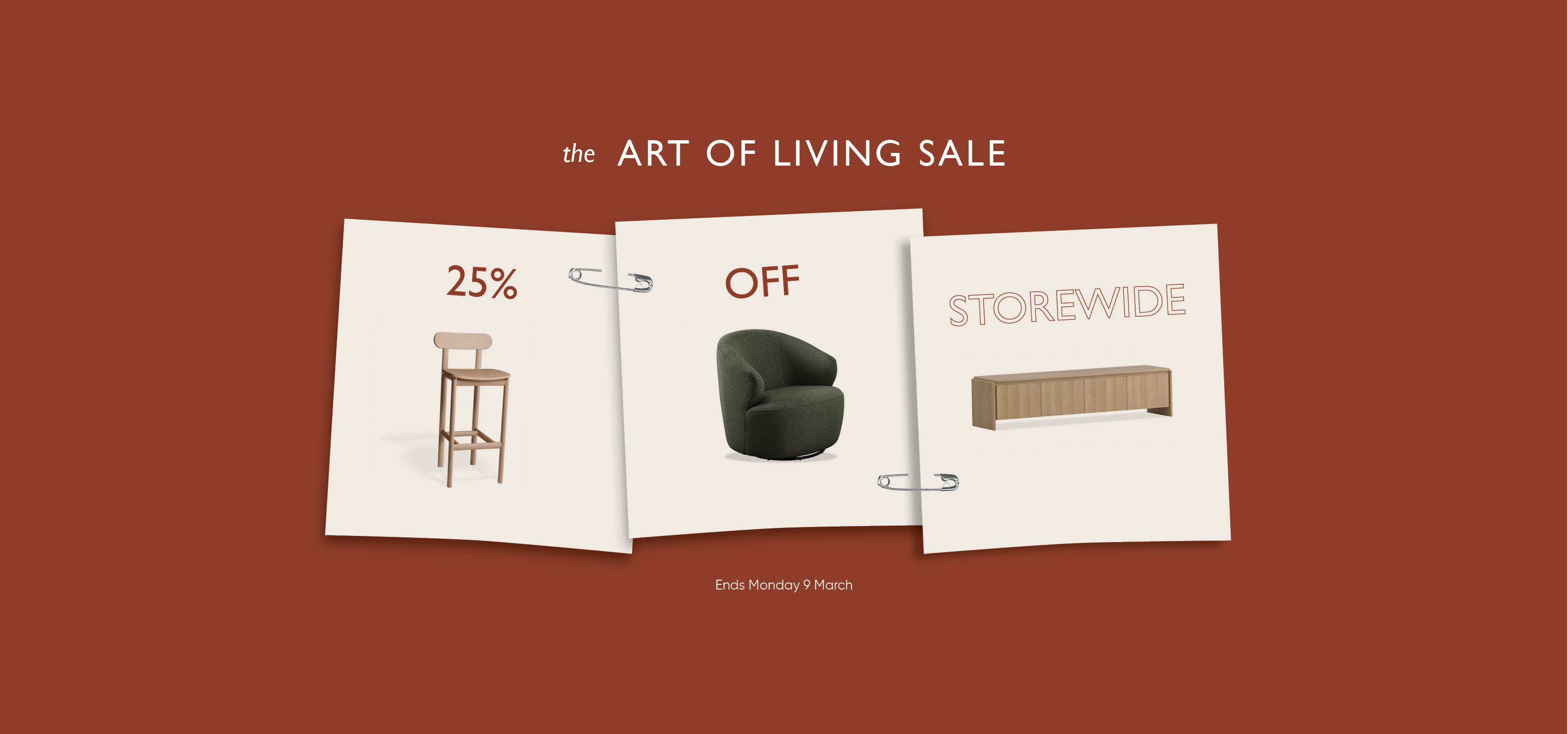 25% off Art of Living Sale