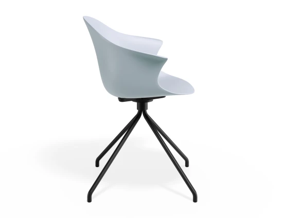 Pebble Armchair Palebluev3seat Pyramidfixed