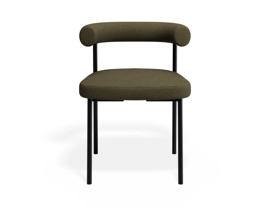 Marlowe Diningchair Black Forrestgreen