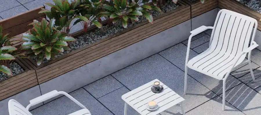 Fresh White for Light-Filled Outdoor Spaces