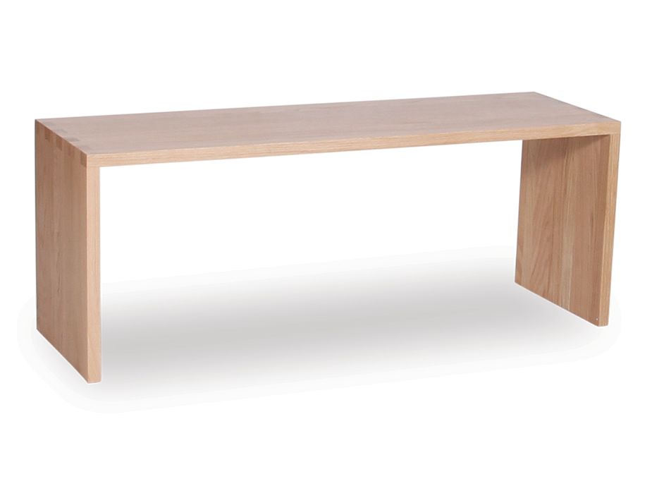 Boston Solid Oak 120cm Danish Modern Bench Seat