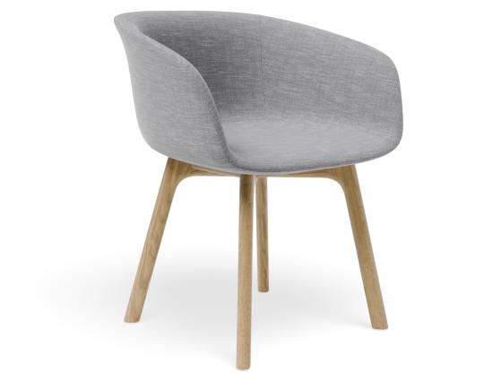 P 1 Lonsdale Armchair Naturalframe Grey
