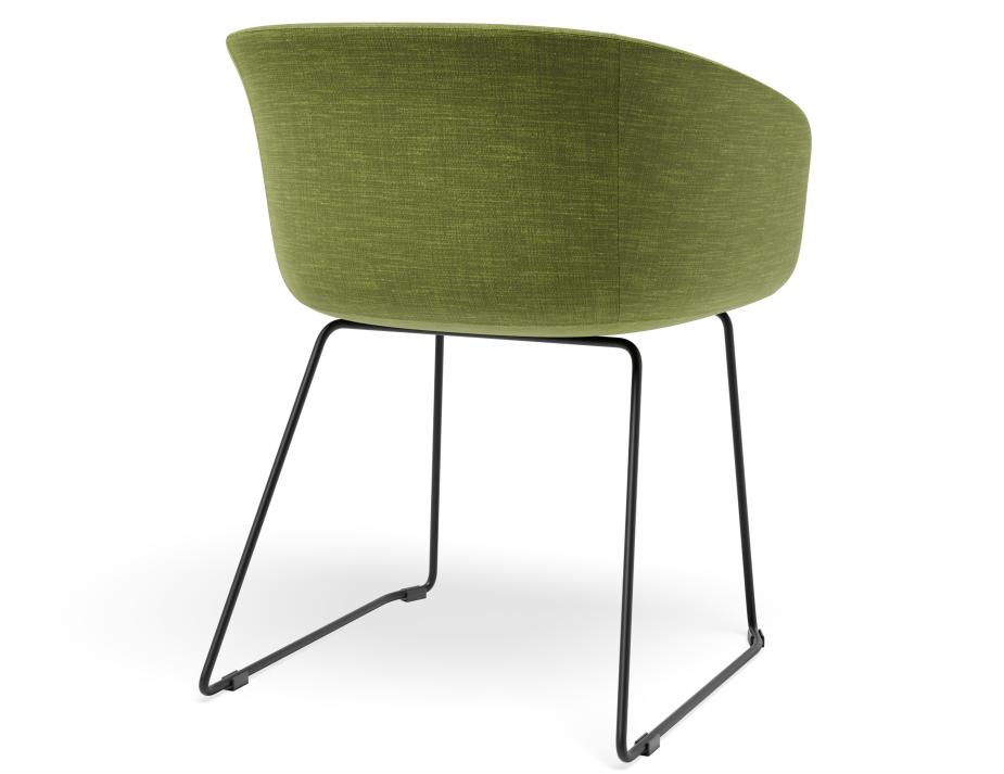 P 2 Lonsdale Armchair Sledbase Green