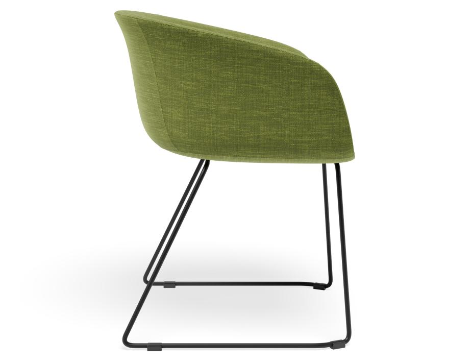 P 3 Lonsdale Armchair Sledbase Green