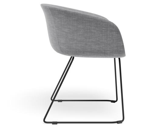 P 3 Lonsdale Armchair Sledbase Grey