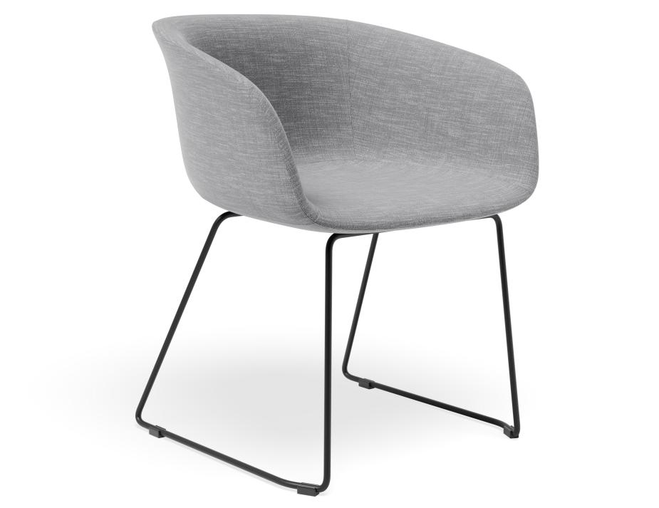 P 1 Lonsdale Armchair Sledbase Grey