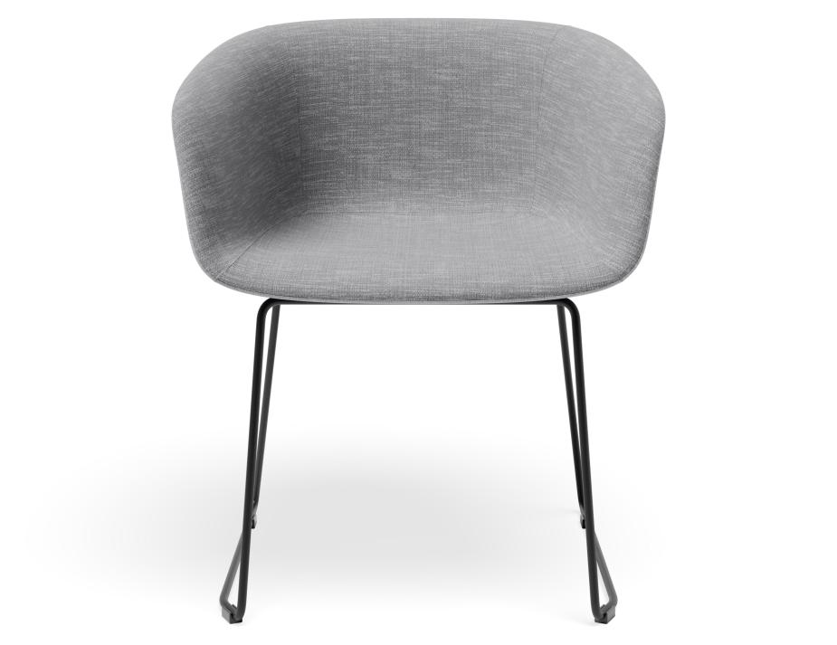 P 4 Lonsdale Armchair Sledbase Grey