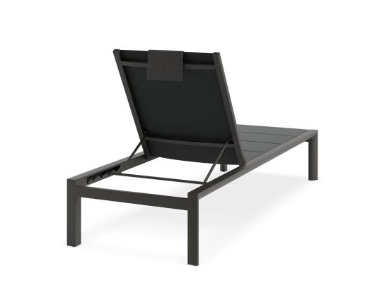 Alvor Sunlounge Headrest Sling Charcoal Product 03