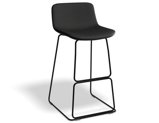 Umbria Stool 69cm Stormgreyseat Blackframe