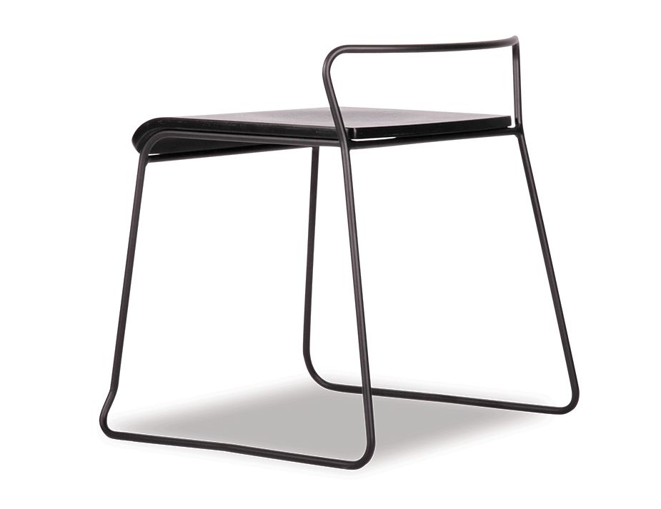 Krafter_black_low_stool_black Seat