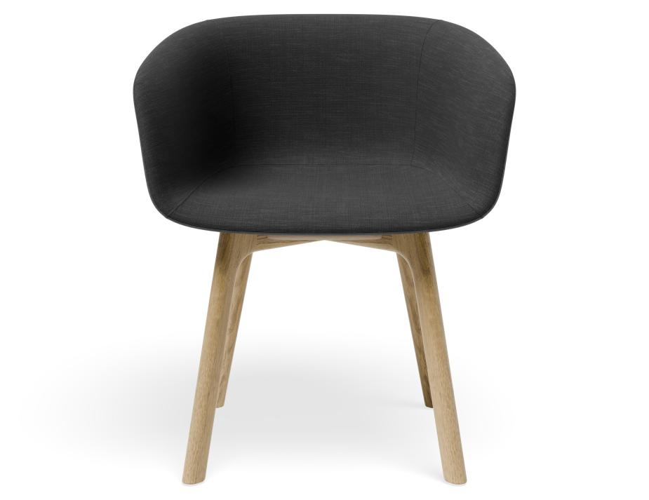 P 4 Lonsdale Armchair Naturalframe Black