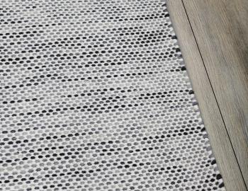 Subi Flatweave Wool Rug Charcoal Ivory