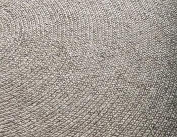 Paddington Round Wool Rug Silver