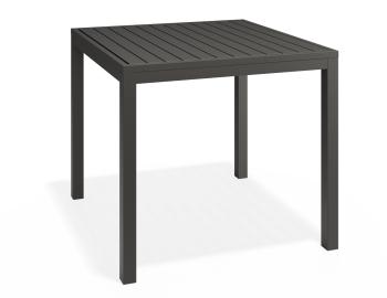 Halki Outdoor Table - Matte Charcoal - 90cm x 90cm