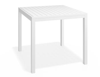 Halki Outdoor Table - Matte White - 90cm x 90cm