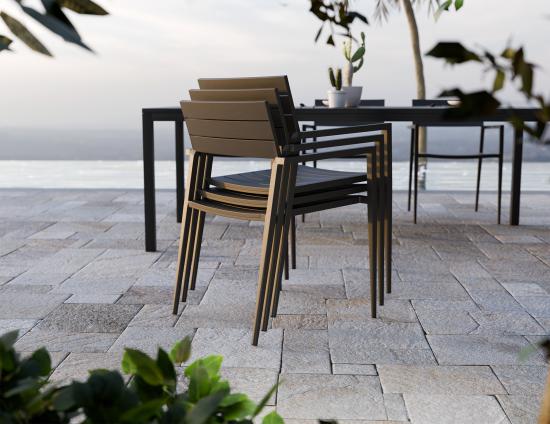 L 8 Halki Dining Charcoal