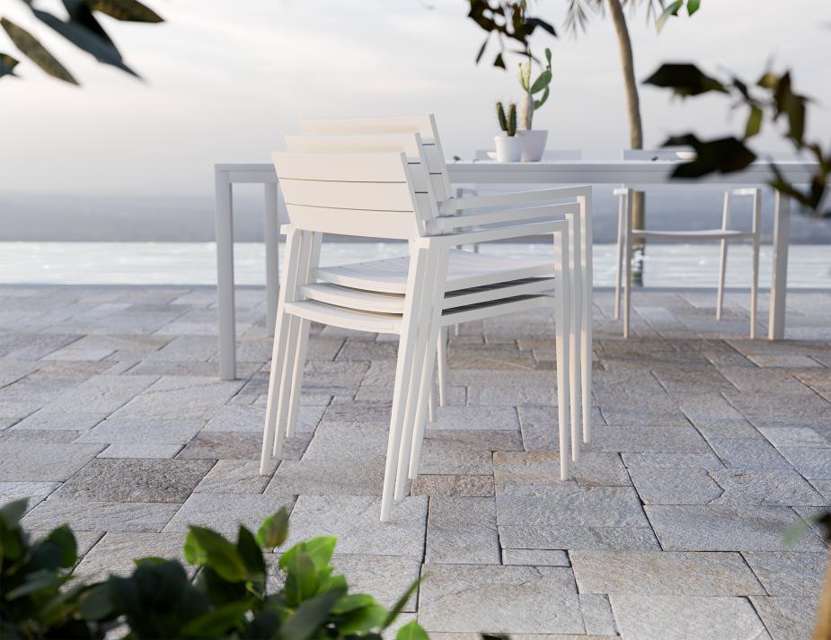 L 8 Halki Dining White