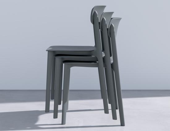Notion Chair Stacking Grey Product 01