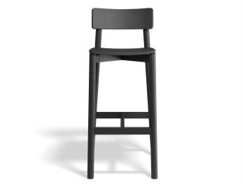Andi Black Wooden Bar Stool 
