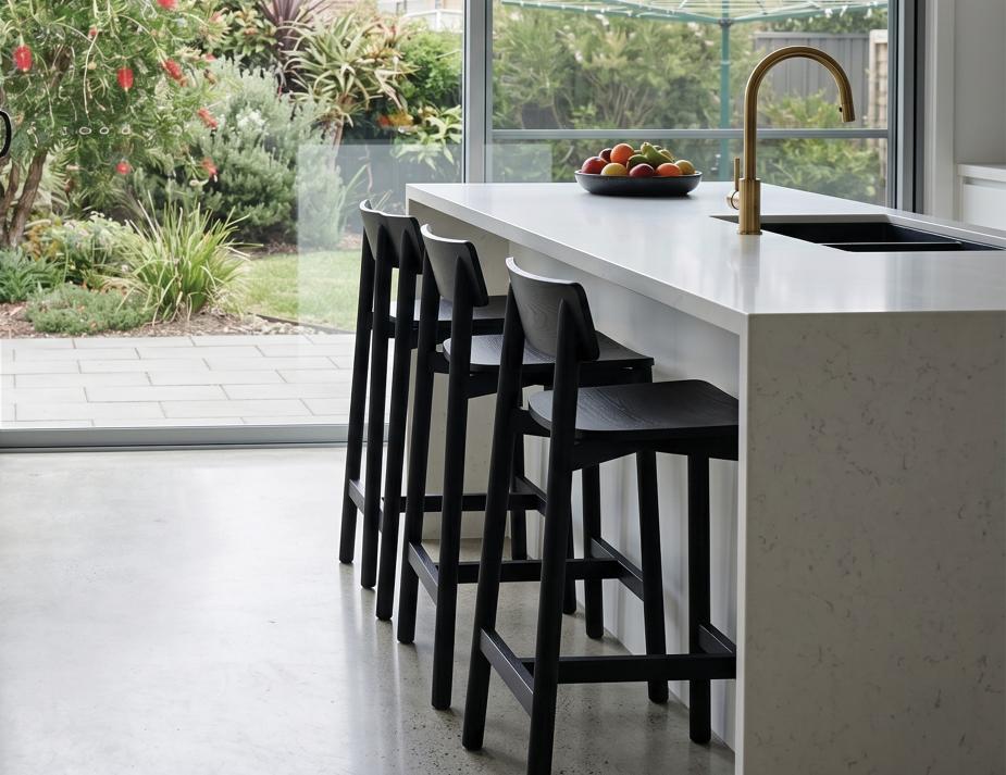 Black Andi Stool In Kitchen