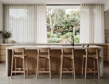 Andi Wooden Bar Stool Natural