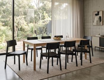 Andi Wooden Dining Chair Black Ash	