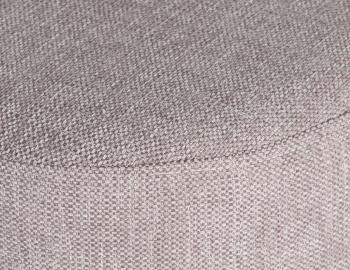 Tito Ottoman Light Grey Fabric