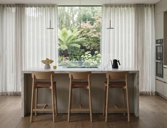 Counter Stools At Kitchen Bench