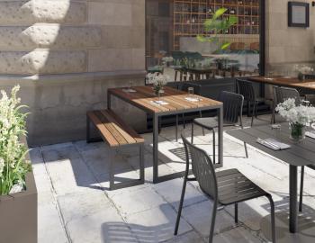 Lilico Outdoor Dining Table - Solid Spotted Gum 