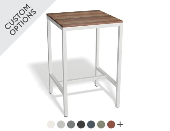 Kyenne Outdoor High Bar Table Solid Spotted Gum - Made in AU