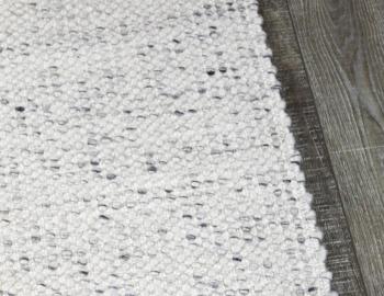 Kobe Flatweave Wool Rug Fog