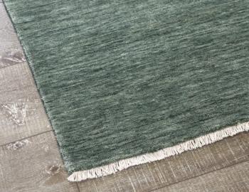 Diva Handloom Knotted Wool Rug Lillypad