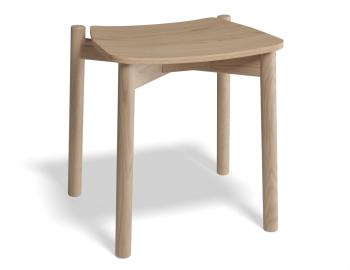 Andi Wooden Low Stool Natural