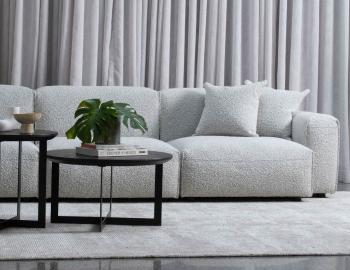 Garcia Contemporary Knotted Wool Rug Oyster