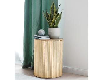 Ridge Wooden Side Table 