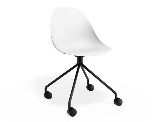 P 1 Pebble Chair Whiteseat Pyramidcastors