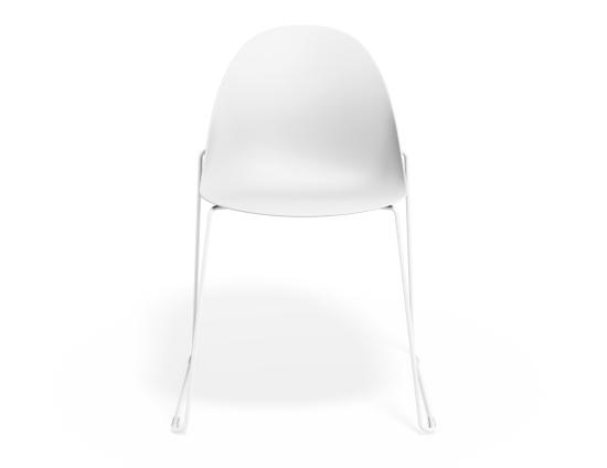 P 4 Pebble Chair Whiteseat Sledwhite