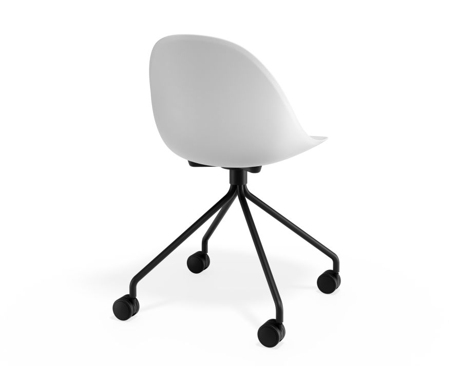 P 2 Pebble Chair Whiteseat Pyramidcastors