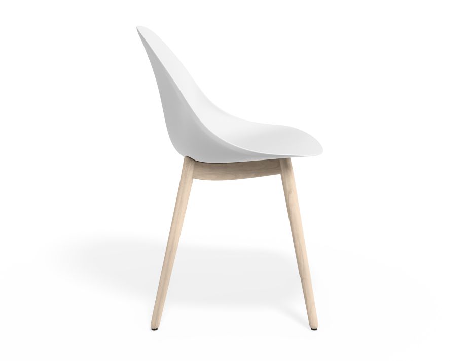 P 3 Pebble Chair Whiteseat Beechbase