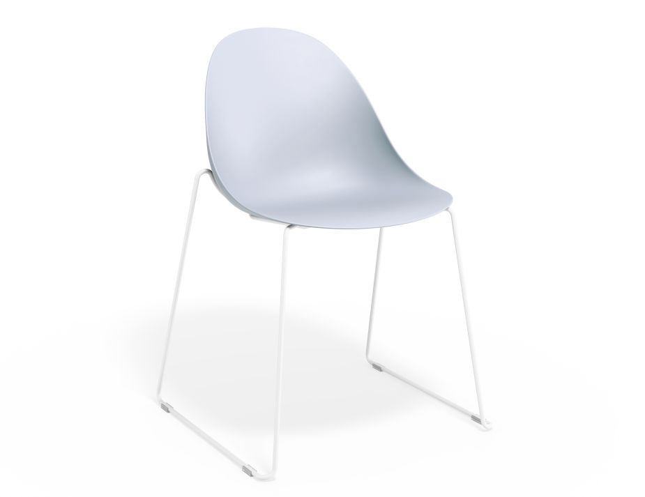 P 1 Pebble Chair Palebluev3seat Sledwhite