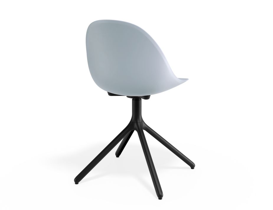 P 2 Pebble Chair Palebluev3seat Swivelbase