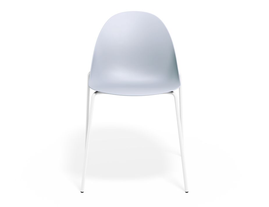 P 4 Pebble Chair Palebluev3seat 4postwhite
